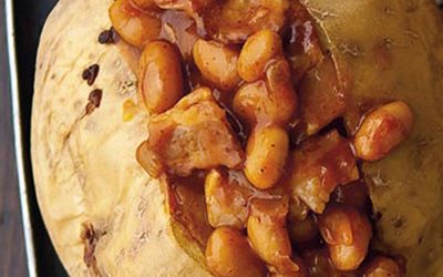 Boston Baked Beans with Baked Potato