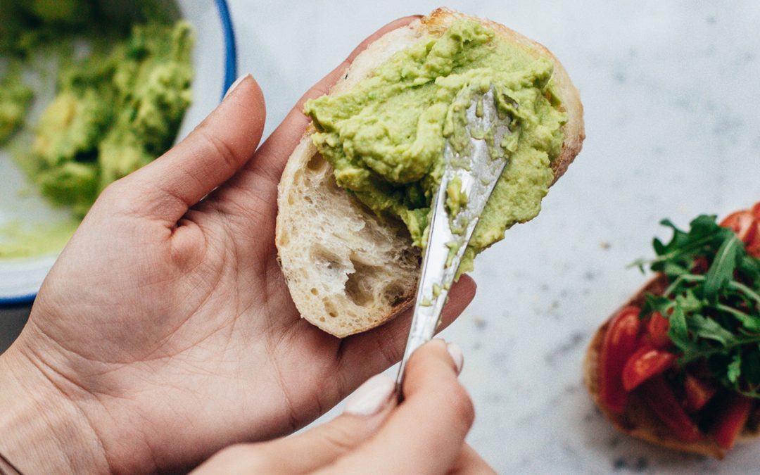 Toast with Avocado and Tomato
